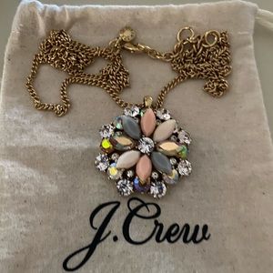 J.Crew Gold Flower Necklace